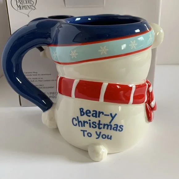 Precious Moments Holiday Mug | Bear-y Christmas To You Ceramic Mug | Hol… - Picture 7 of 8